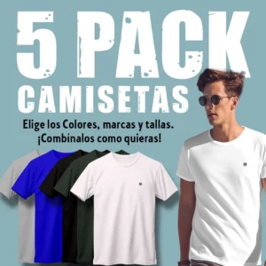 >5 PACK CAMISETAS